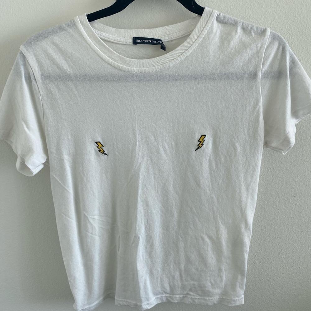 Brandy Melville lightning t shirt